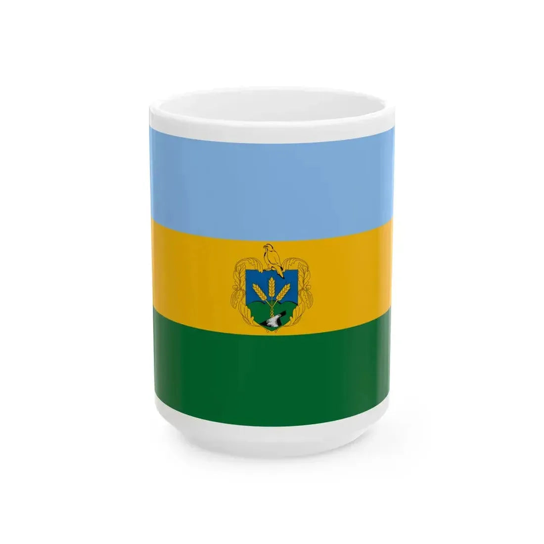 Flag of Piliscsaba (Hungary) White Coffee Mug 15oz - Go Mug Yourself
