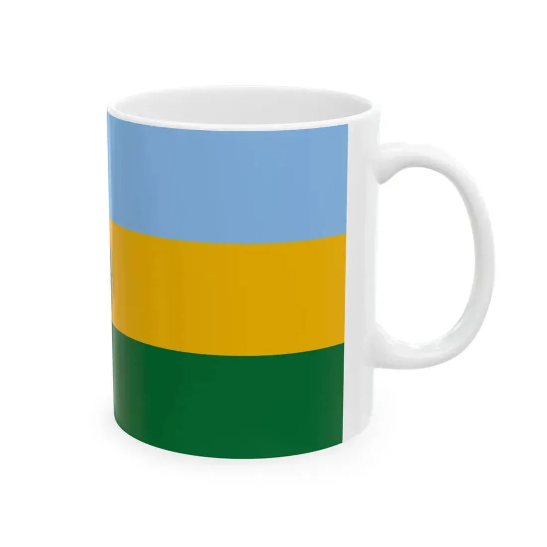 Flag of Piliscsaba (Hungary) White Coffee Mug - Go Mug Yourself