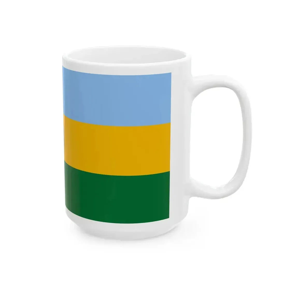 Flag of Piliscsaba (Hungary) White Coffee Mug - Go Mug Yourself