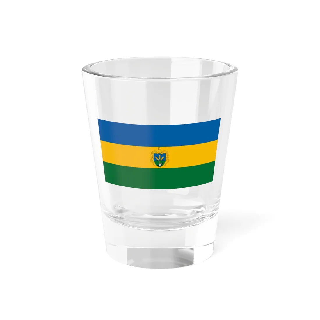 Flag of Piliscsaba variant (Hungary) Shot Glass 1.5oz 1.5oz - Go Mug Yourself