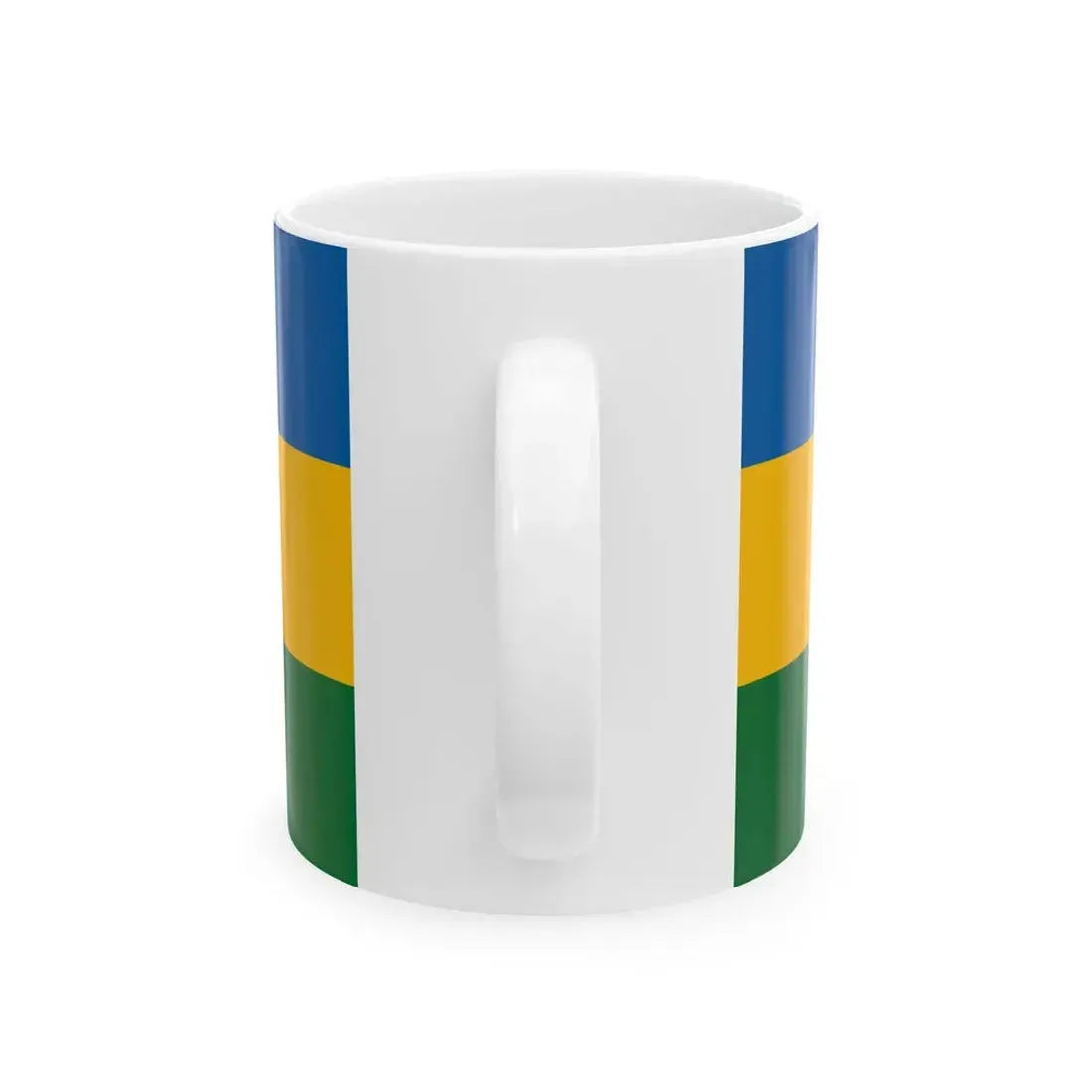 Flag of Piliscsaba variant (Hungary) White Coffee Mug - Go Mug Yourself