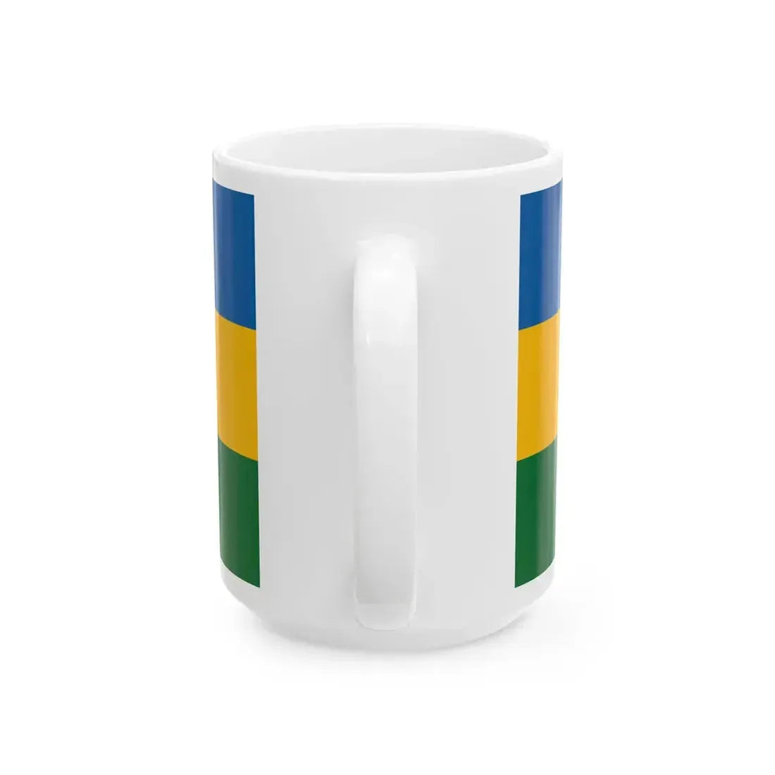 Flag of Piliscsaba variant (Hungary) White Coffee Mug - Go Mug Yourself