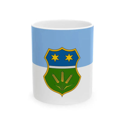 Flag of Pilisszanto (Hungary) White Coffee Mug 11oz - Go Mug Yourself