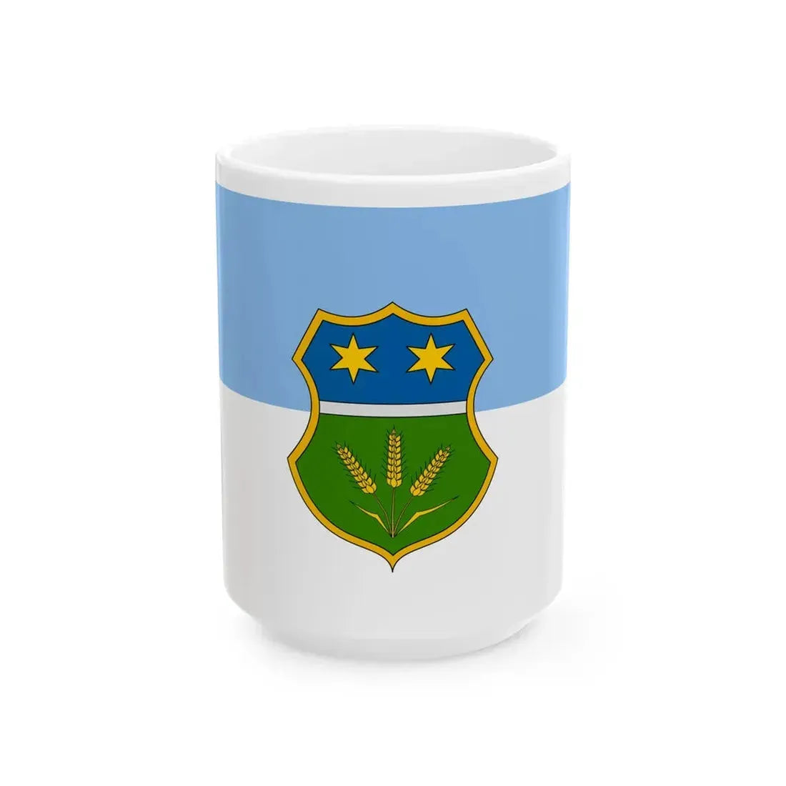 Flag of Pilisszanto (Hungary) White Coffee Mug 15oz - Go Mug Yourself