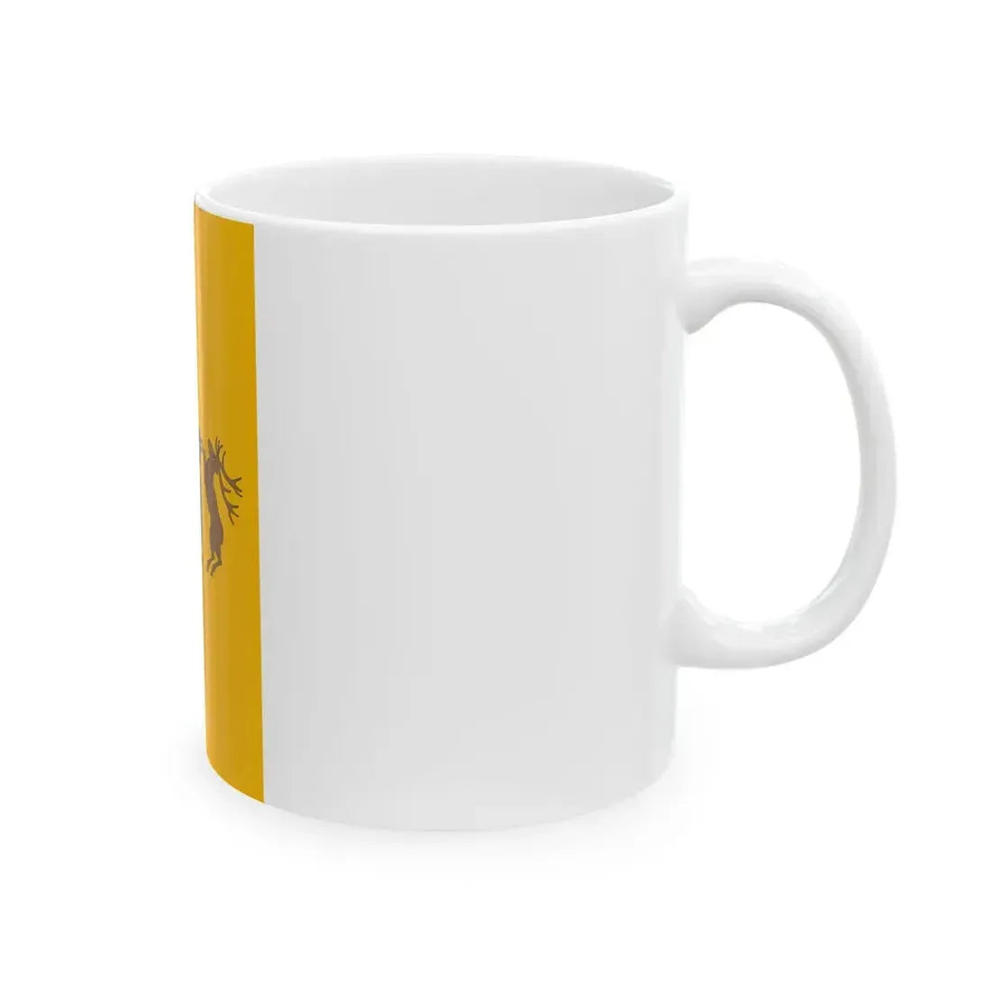 Flag of Pilisszentkereszt vertical (Hungary) White Coffee Mug - Go Mug Yourself