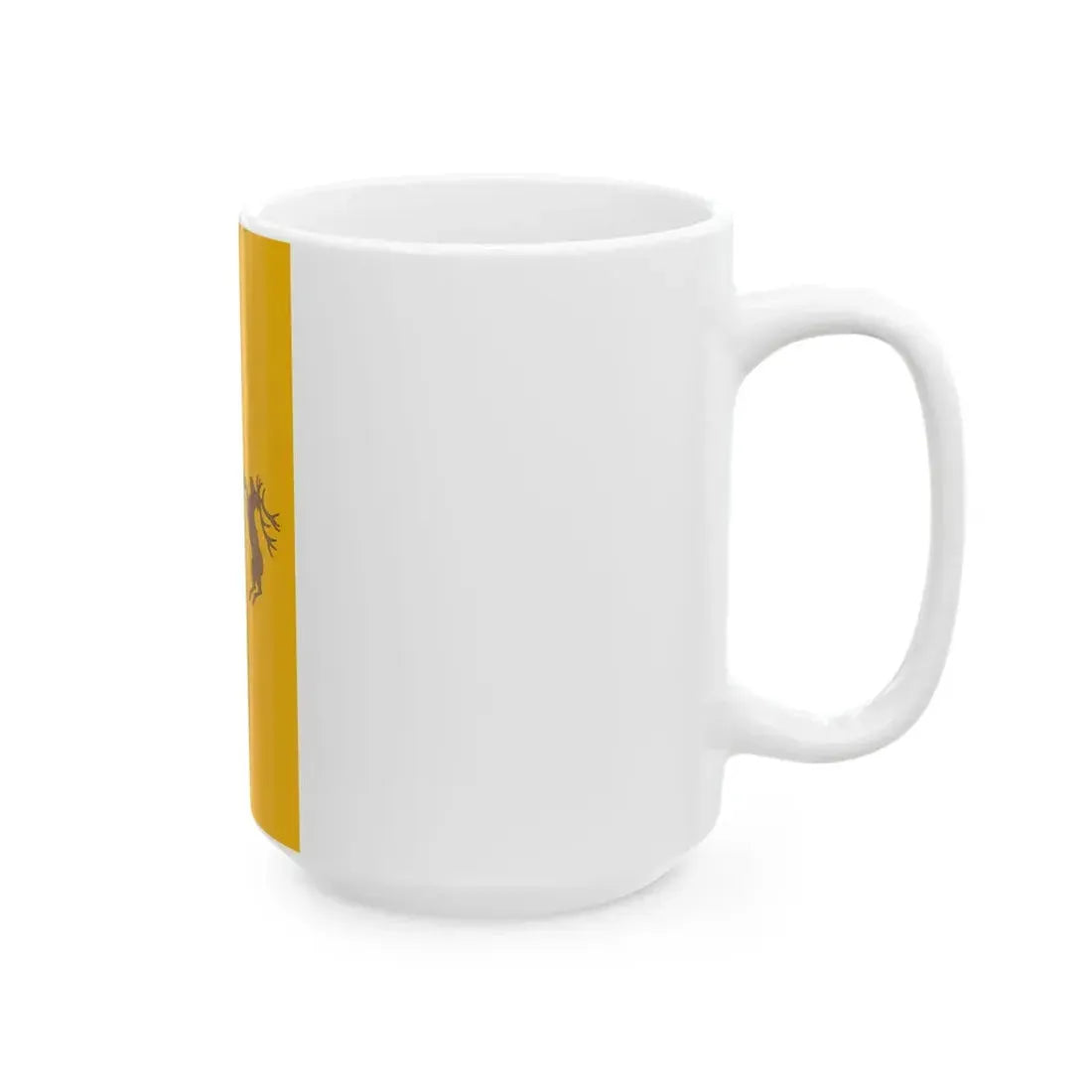 Flag of Pilisszentkereszt vertical (Hungary) White Coffee Mug - Go Mug Yourself