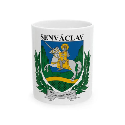 Flag of Pilisszentlaszlo (Hungary) White Coffee Mug 11oz - Go Mug Yourself