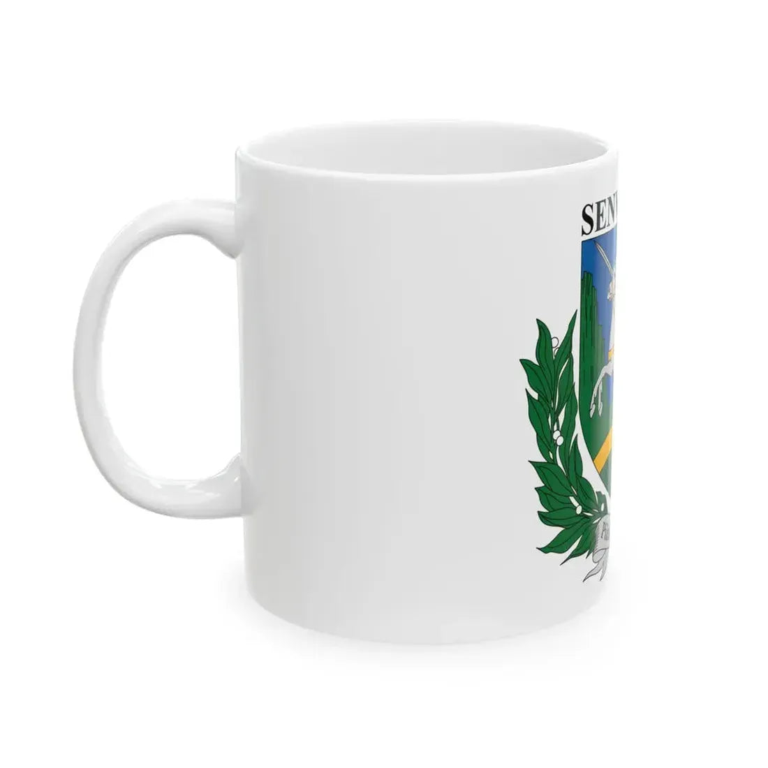 Flag of Pilisszentlaszlo (Hungary) White Coffee Mug - Go Mug Yourself