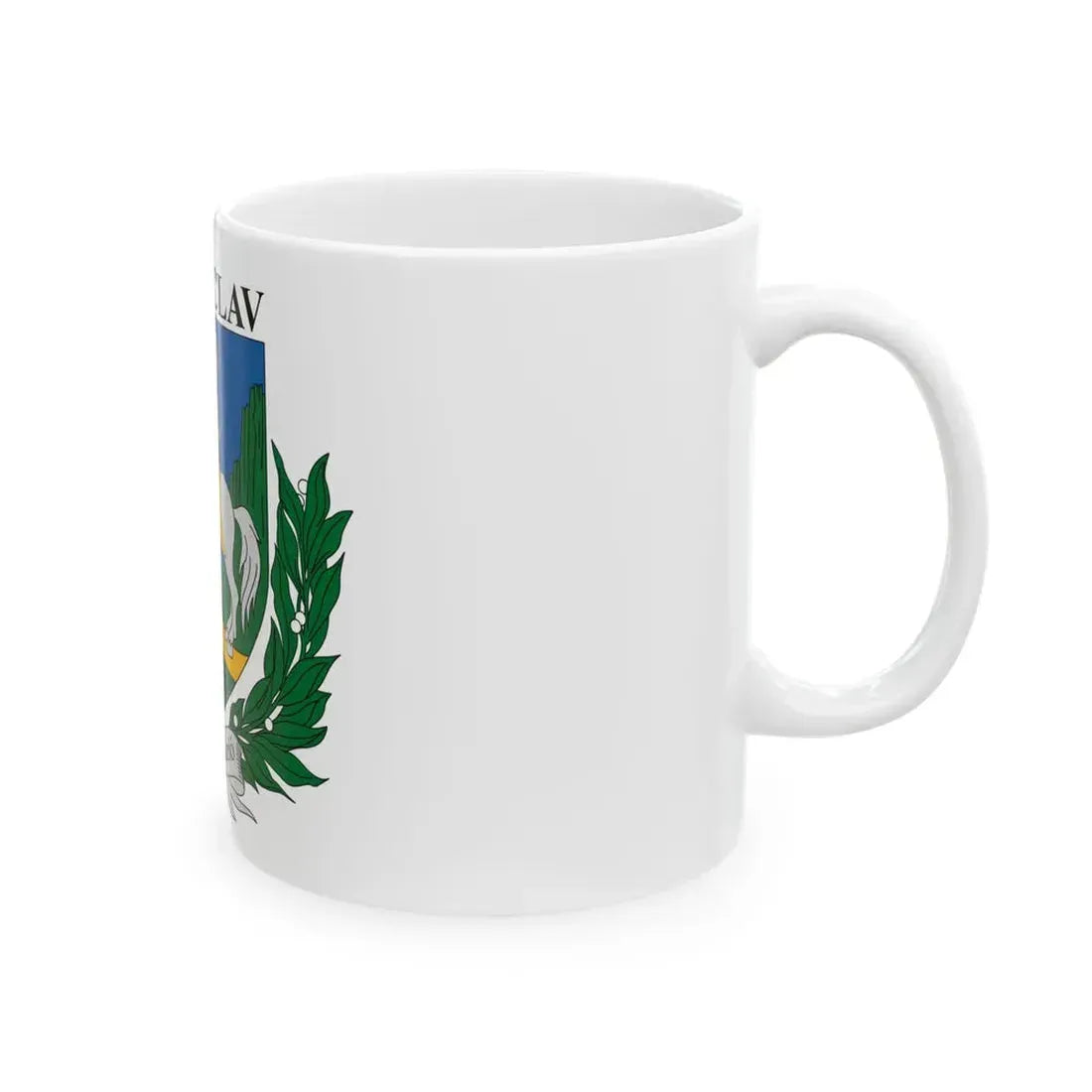 Flag of Pilisszentlaszlo (Hungary) White Coffee Mug - Go Mug Yourself