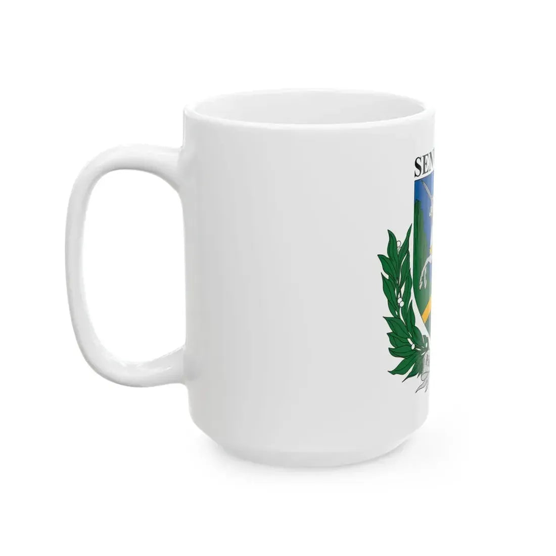 Flag of Pilisszentlaszlo (Hungary) White Coffee Mug - Go Mug Yourself