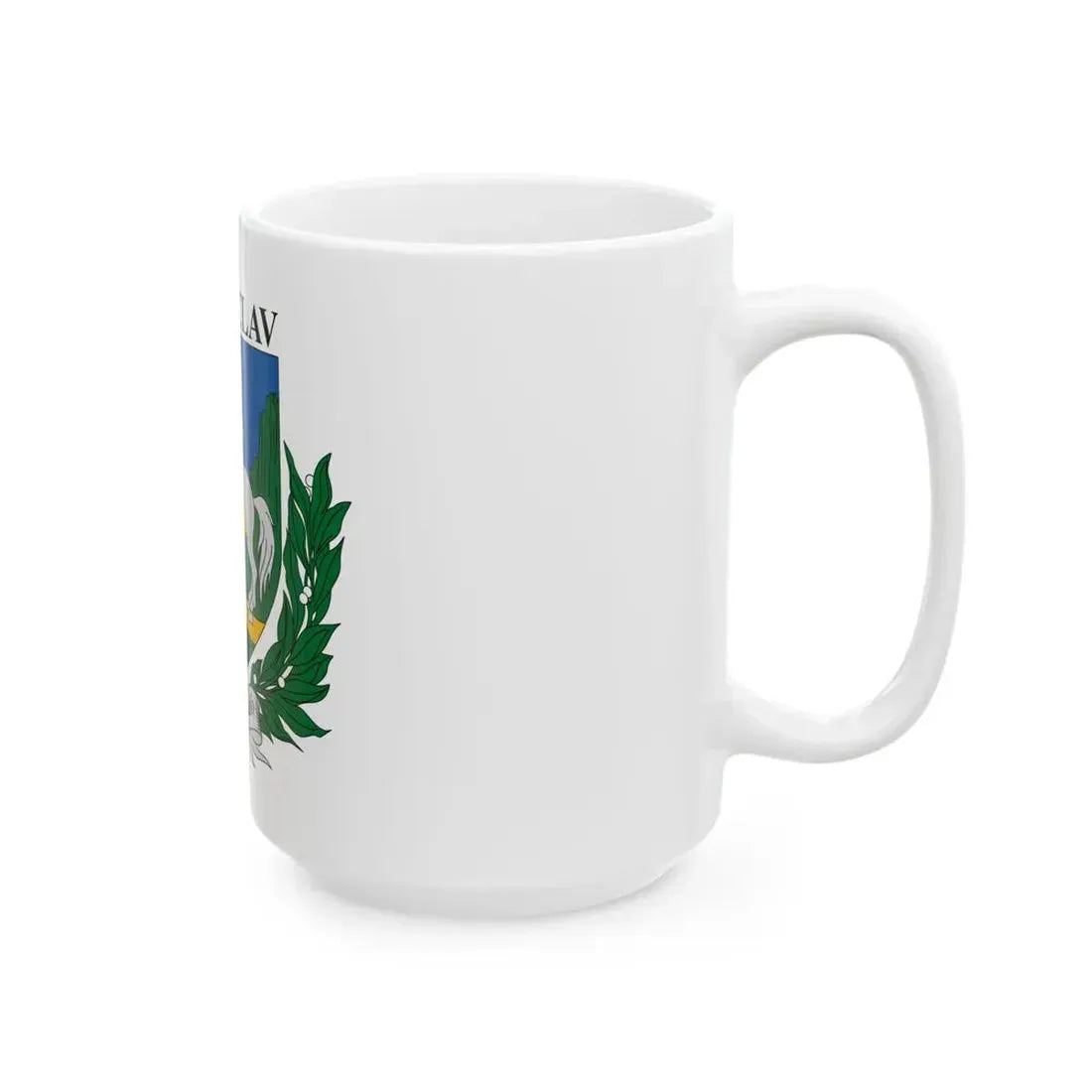Flag of Pilisszentlaszlo (Hungary) White Coffee Mug - Go Mug Yourself
