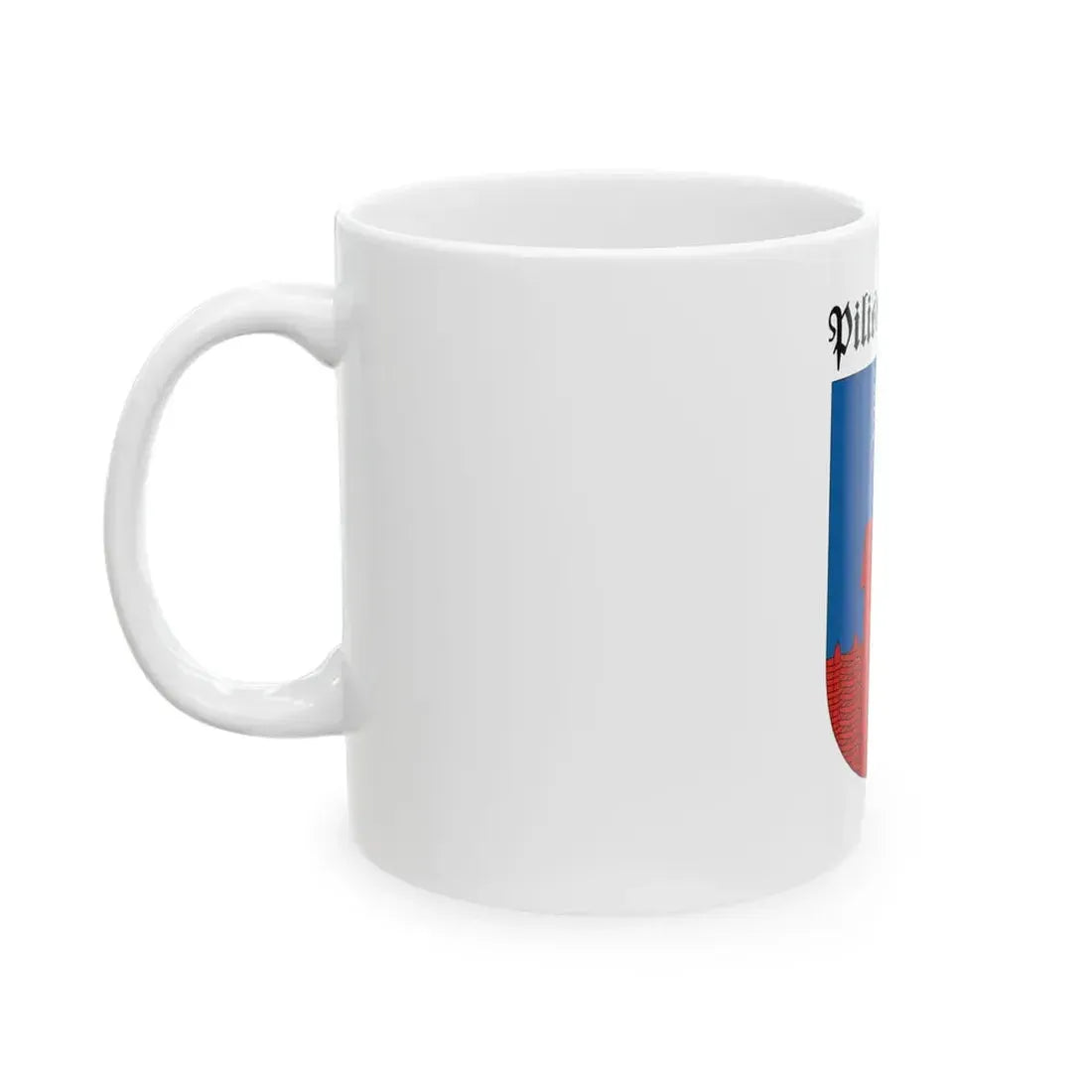 Flag of Pilisvorosvar (Hungary) White Coffee Mug - Go Mug Yourself