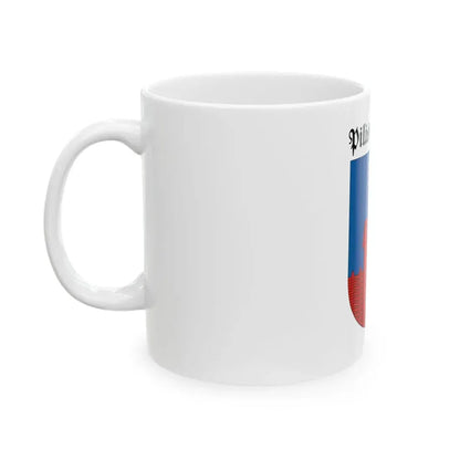 Flag of Pilisvorosvar (Hungary) White Coffee Mug - Go Mug Yourself