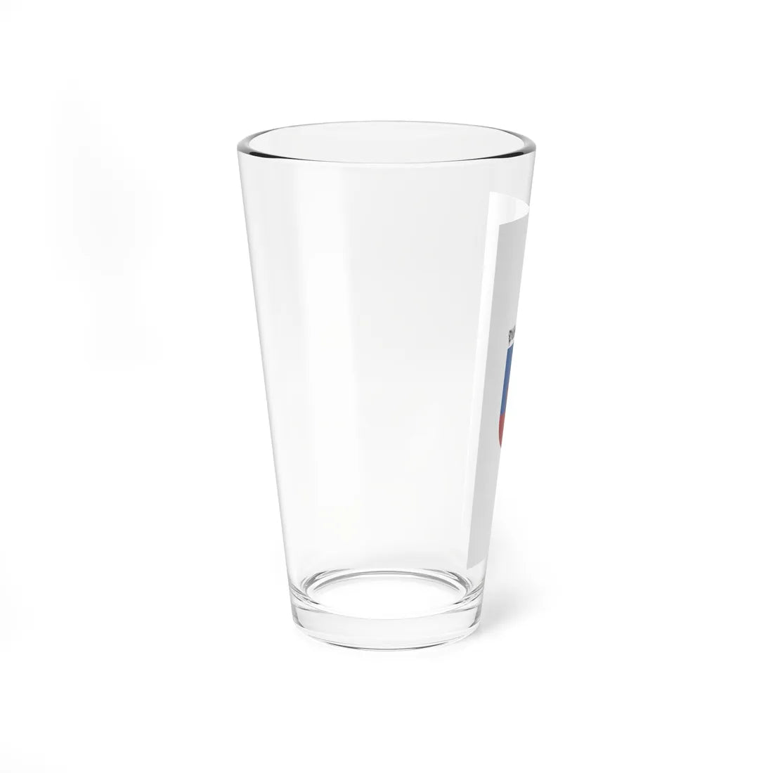 Flag of Pilisvorosvar vertical (Hungary) Pint Glass 16oz - Go Mug Yourself