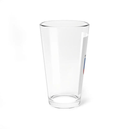 Flag of Pilisvorosvar vertical (Hungary) Pint Glass 16oz - Go Mug Yourself