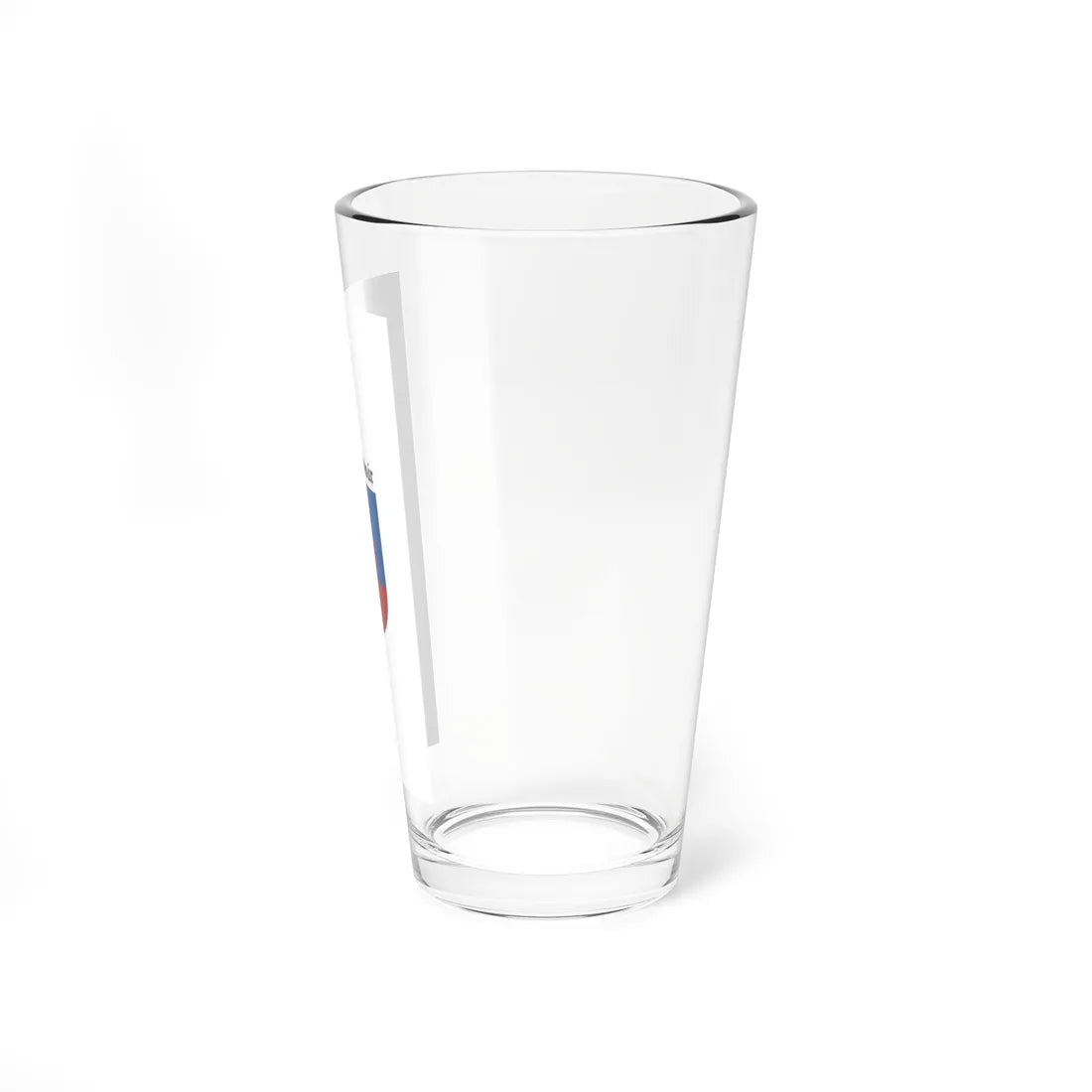 Flag of Pilisvorosvar vertical (Hungary) Pint Glass 16oz - Go Mug Yourself