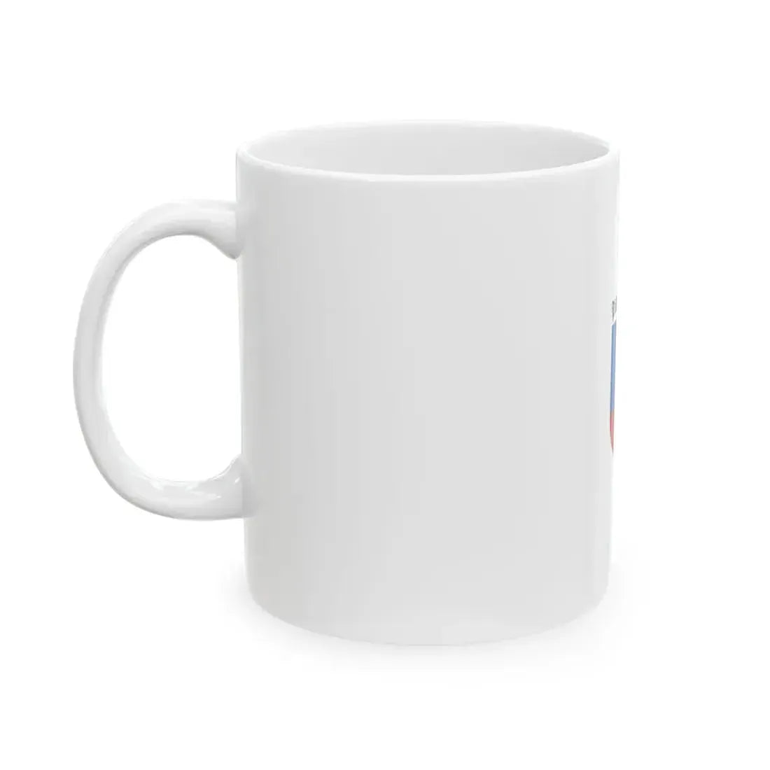 Flag of Pilisvorosvar vertical (Hungary) White Coffee Mug - Go Mug Yourself