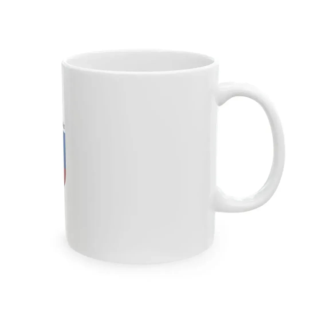 Flag of Pilisvorosvar vertical (Hungary) White Coffee Mug - Go Mug Yourself