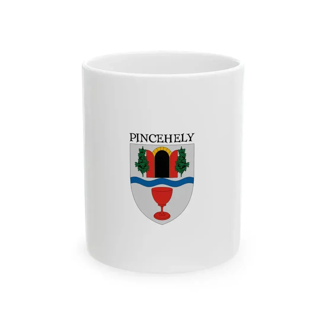 Flag of Pincehely (Hungary) White Coffee Mug 11oz - Go Mug Yourself