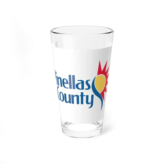 Flag of Pinellas County Florida (United States) Pint Glass 16oz 16oz - Go Mug Yourself