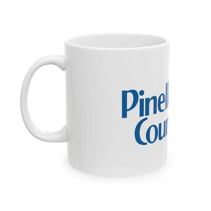 Flag of Pinellas County Florida (United States) White Coffee Mug - Go Mug Yourself