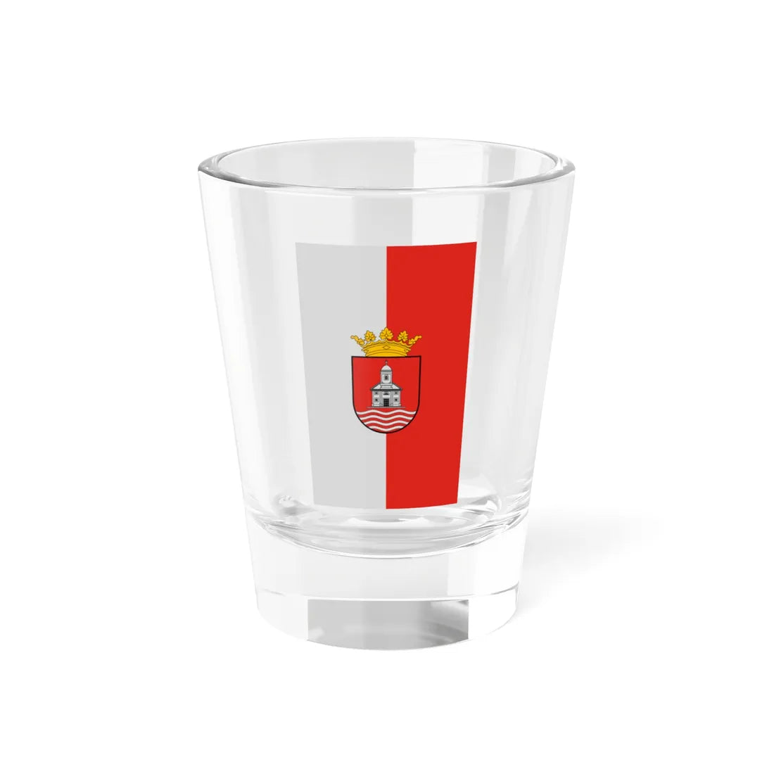 Flag of Pinkamindszent (Hungary) Shot Glass 1.5oz 1.5oz - Go Mug Yourself