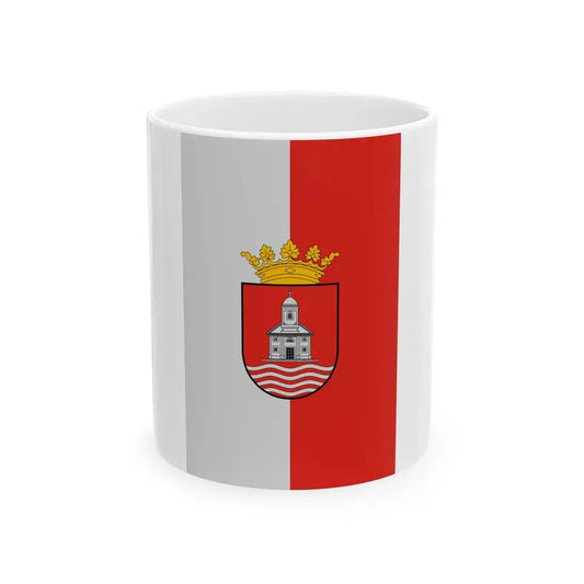 Flag of Pinkamindszent (Hungary) White Coffee Mug 11oz - Go Mug Yourself