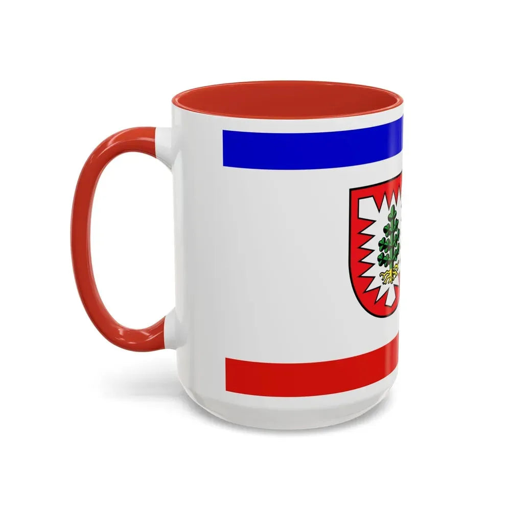 Flag of Pinneberg Germany - Accent Coffee Mug - Go Mug Yourself