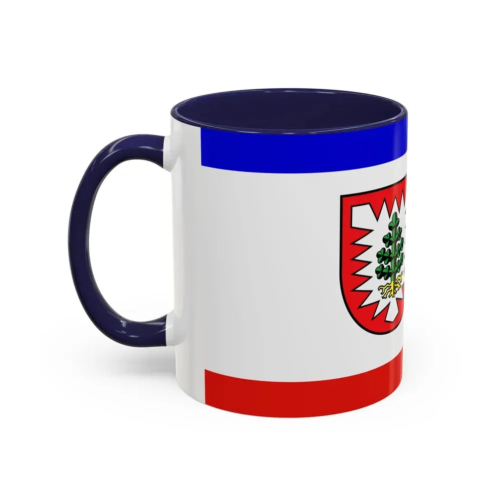 Flag of Pinneberg Germany - Accent Coffee Mug - Go Mug Yourself
