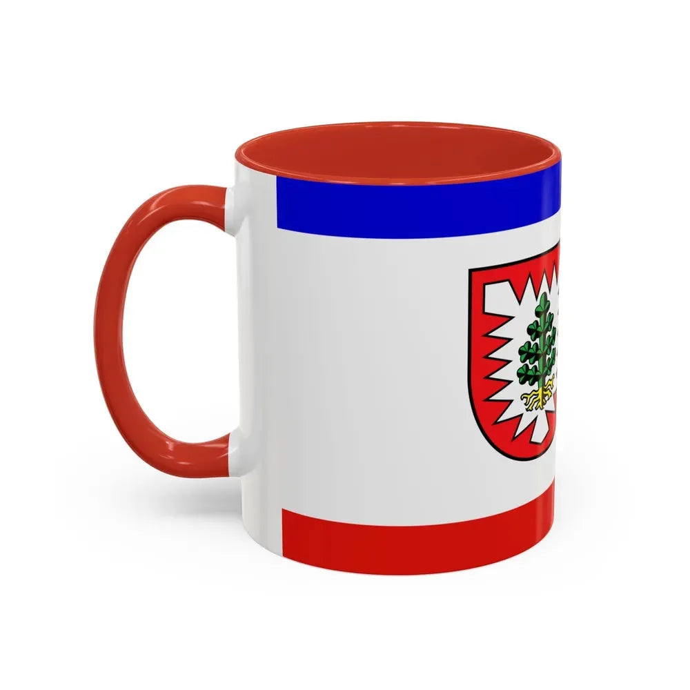 Flag of Pinneberg Germany - Accent Coffee Mug - Go Mug Yourself