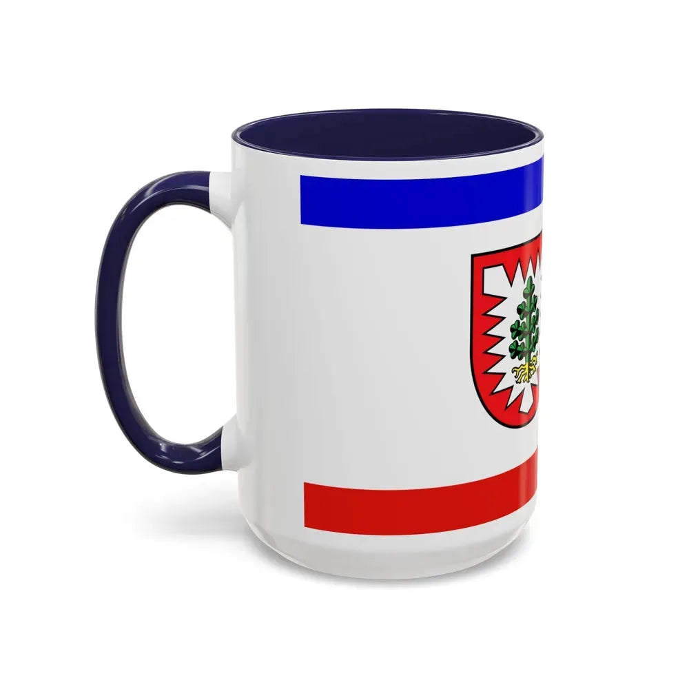 Flag of Pinneberg Germany - Accent Coffee Mug - Go Mug Yourself