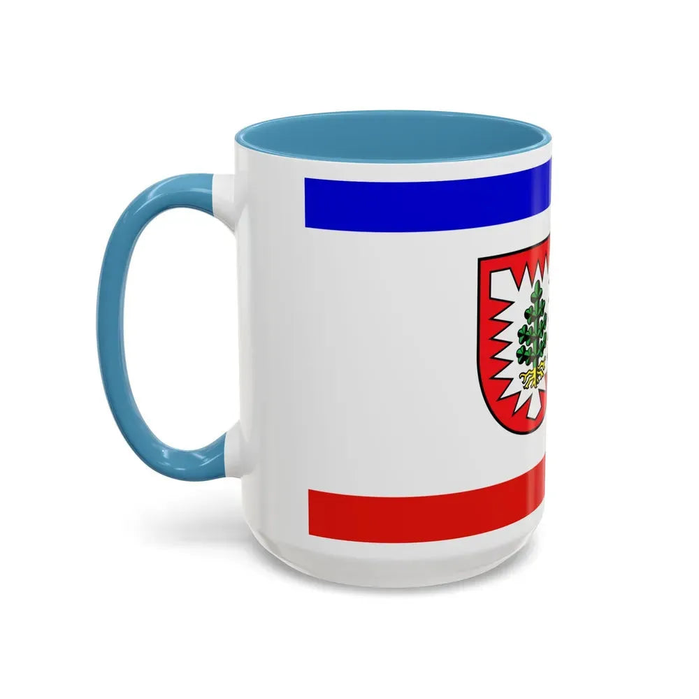 Flag of Pinneberg Germany - Accent Coffee Mug - Go Mug Yourself