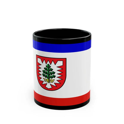 Flag of Pinneberg Germany - Black Coffee Mug-11oz-Go Mug Yourself