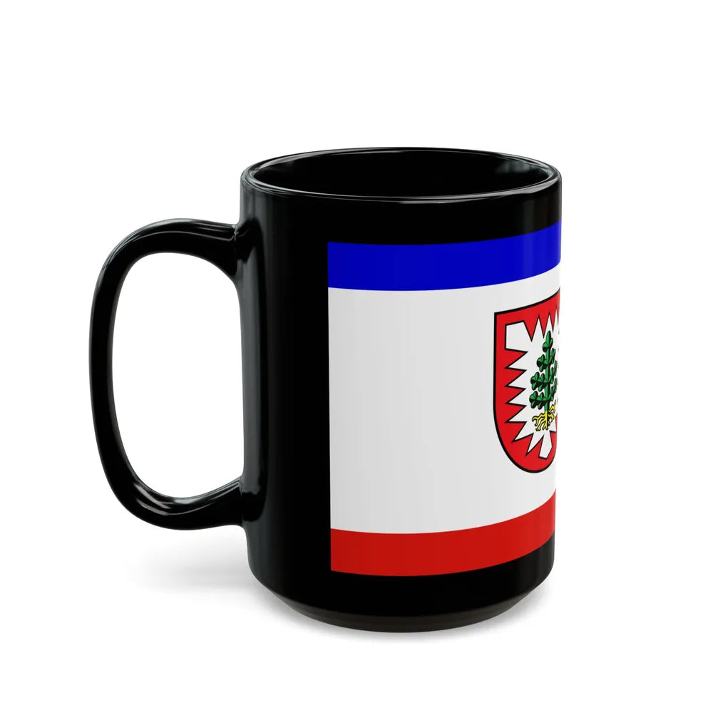 Flag of Pinneberg Germany - Black Coffee Mug-Go Mug Yourself