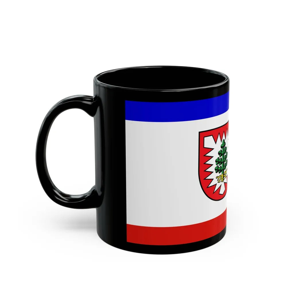 Flag of Pinneberg Germany - Black Coffee Mug-Go Mug Yourself