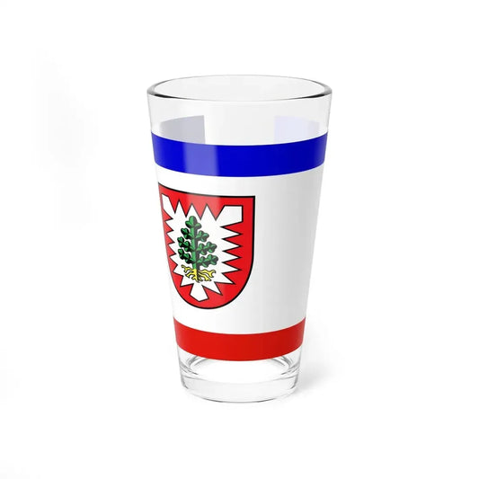 Flag of Pinneberg Germany - Pint Glass 16oz 16oz - Go Mug Yourself