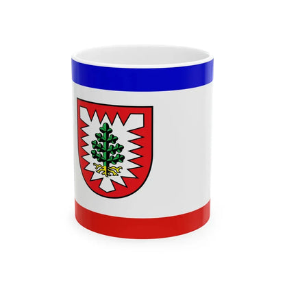 Flag of Pinneberg Germany - White Coffee Mug 11oz - Go Mug Yourself