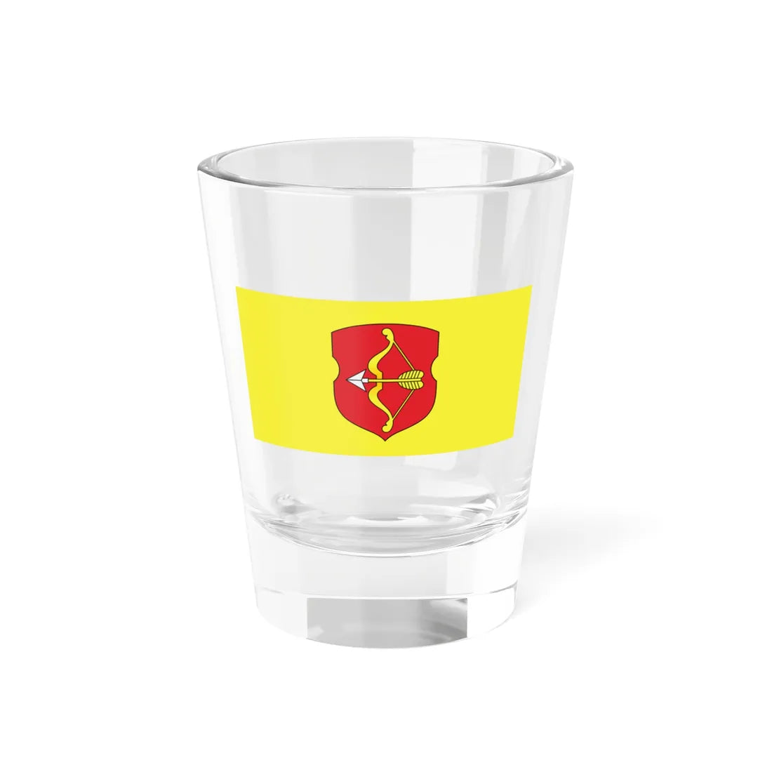 Flag of Pinsk (Belarus) Shot Glass 1.5oz 1.5oz - Go Mug Yourself