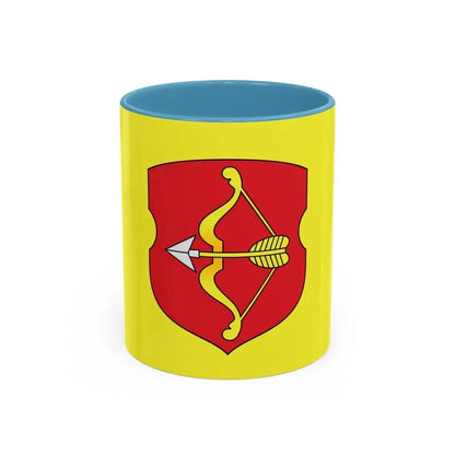 Flag of Pinsk Russia - Accent Coffee Mug 11oz Light Blue - Go Mug Yourself
