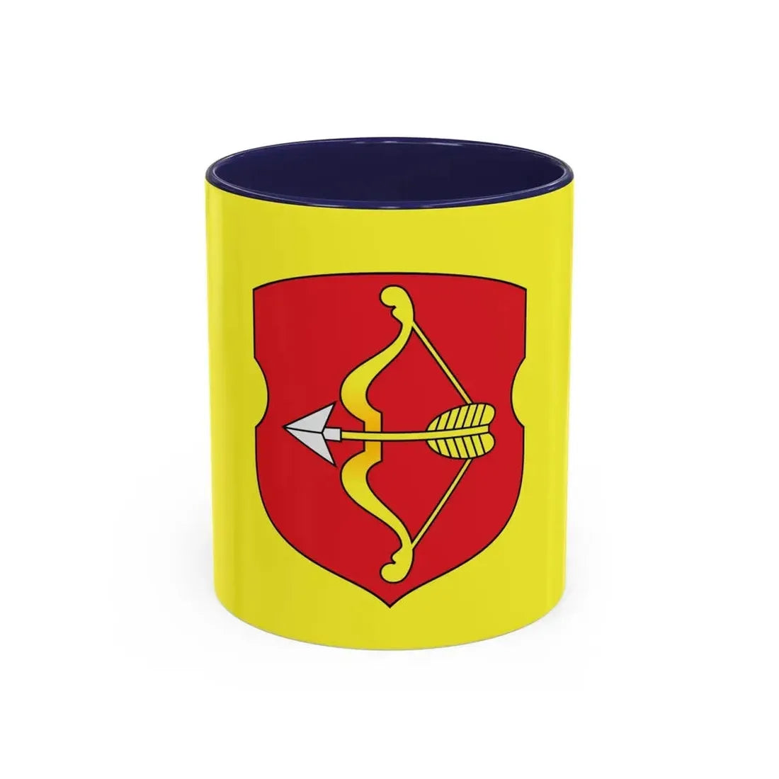 Flag of Pinsk Russia - Accent Coffee Mug 11oz Navy - Go Mug Yourself
