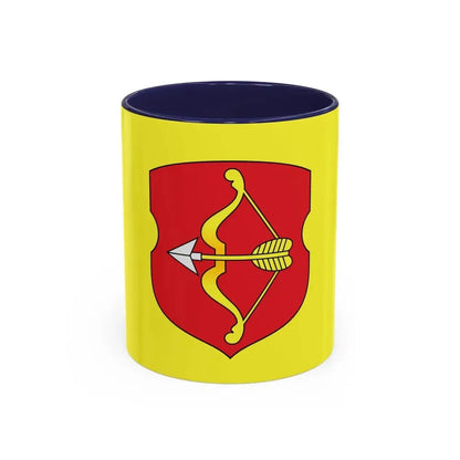 Flag of Pinsk Russia - Accent Coffee Mug 11oz Navy - Go Mug Yourself