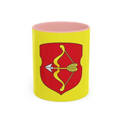 Flag of Pinsk Russia - Accent Coffee Mug 11oz Pink - Go Mug Yourself