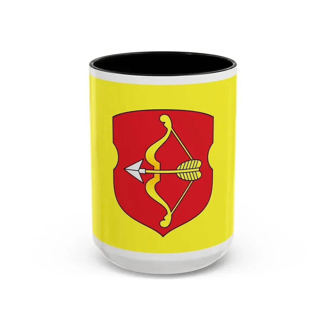 Flag of Pinsk Russia - Accent Coffee Mug 15oz Black - Go Mug Yourself
