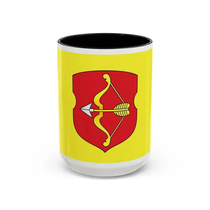 Flag of Pinsk Russia - Accent Coffee Mug 15oz Black - Go Mug Yourself