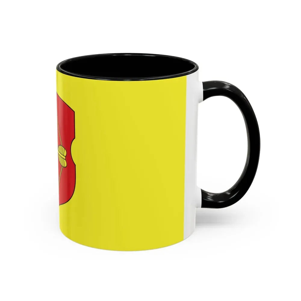 Flag of Pinsk Russia - Accent Coffee Mug - Go Mug Yourself