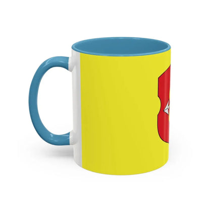 Flag of Pinsk Russia - Accent Coffee Mug - Go Mug Yourself