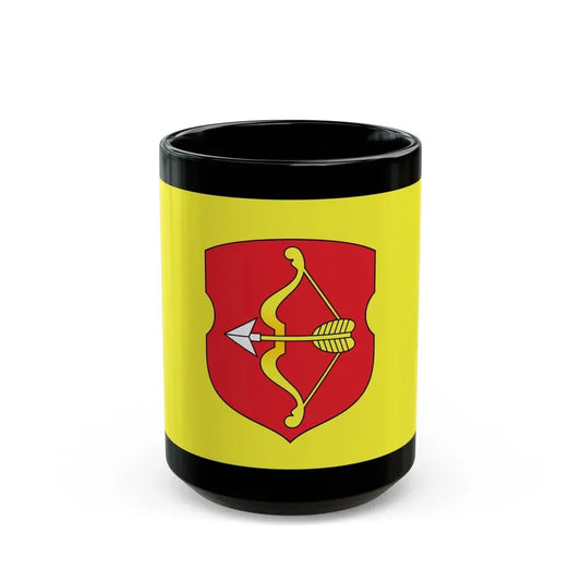 Flag of Pinsk Russia - Black Coffee Mug 15oz - Go Mug Yourself