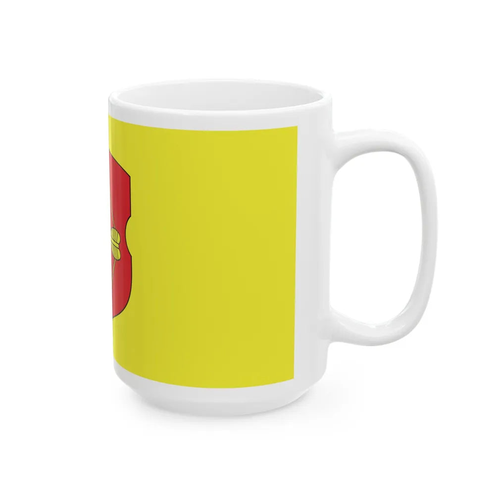 Flag of Pinsk Russia - White Coffee Mug-Go Mug Yourself