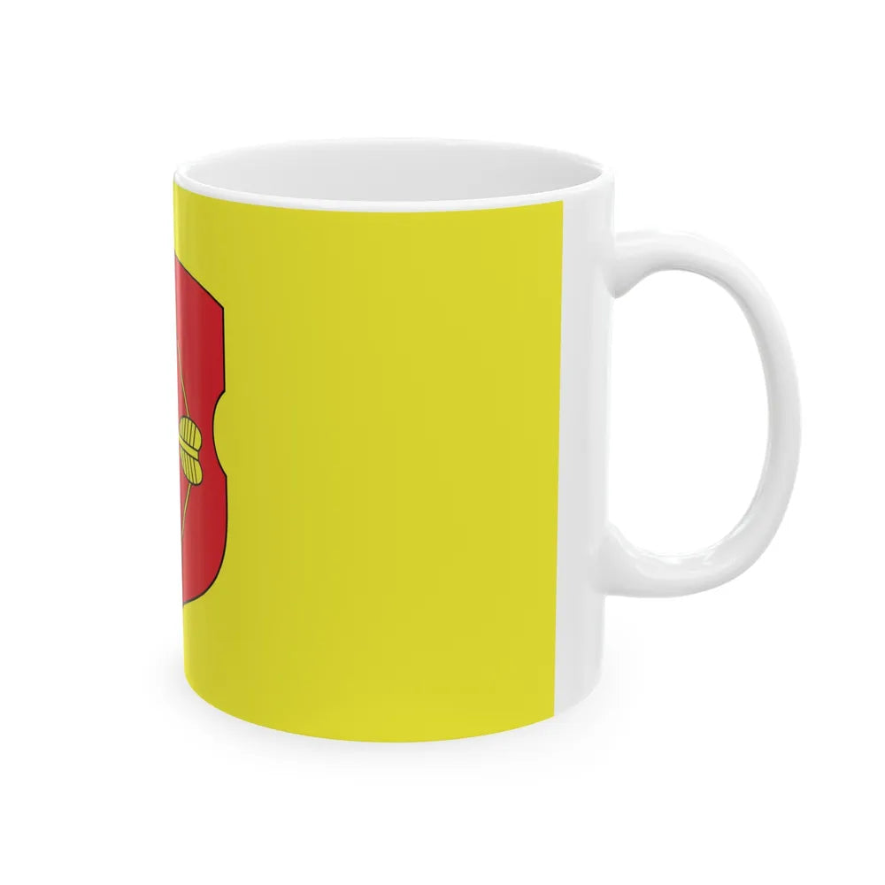 Flag of Pinsk Russia - White Coffee Mug-Go Mug Yourself