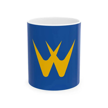 Flag of Pippu Hokkaido (Japan) White Coffee Mug 11oz - Go Mug Yourself